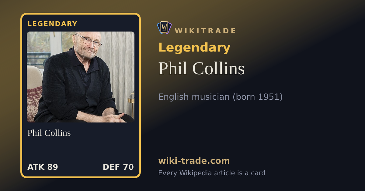 Phil Collins — Legendary card