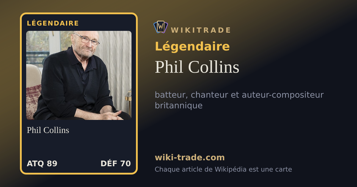 Phil Collins — carte Légendaire