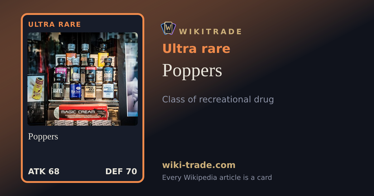 Poppers — Ultra rare card