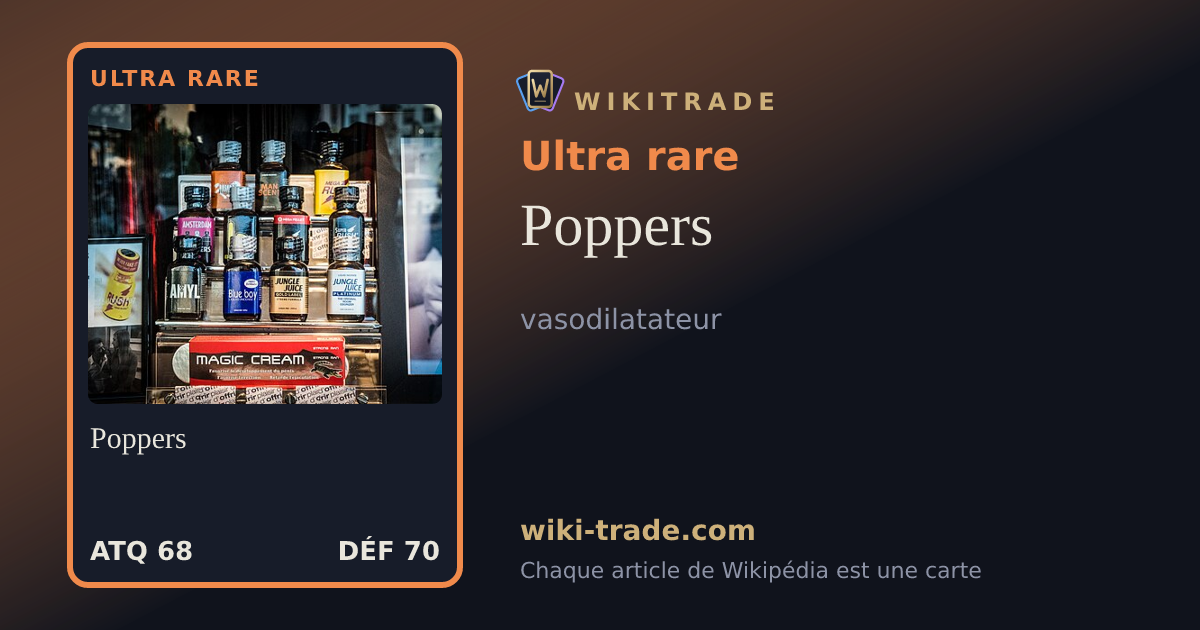 Poppers — carte Ultra rare