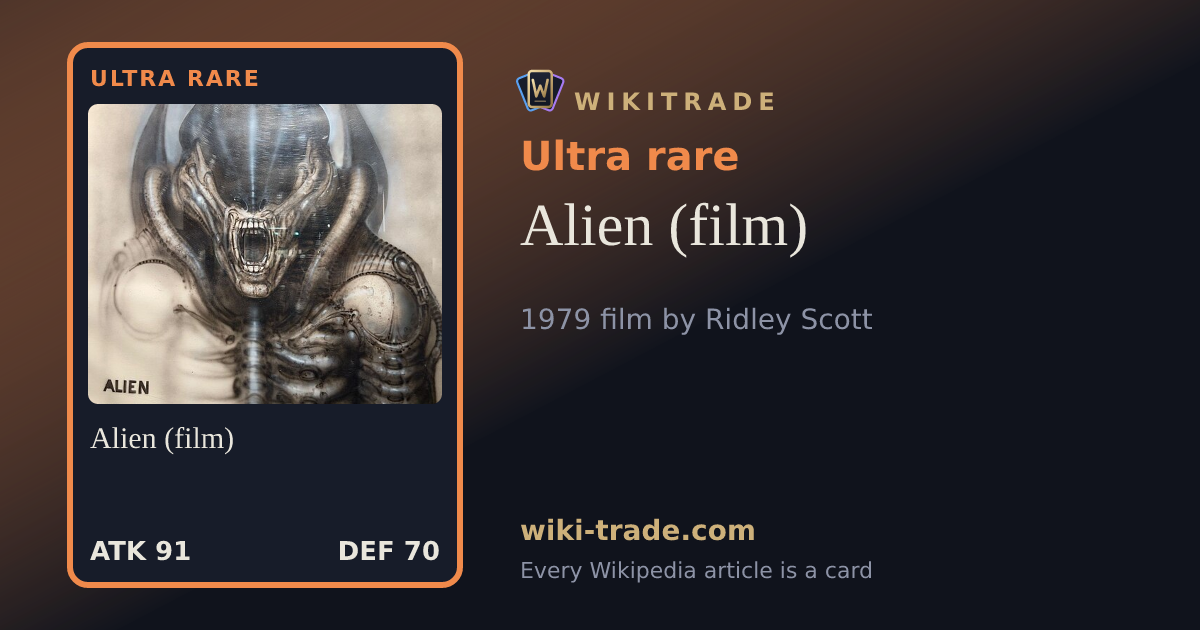 Alien (film) — Ultra rare card