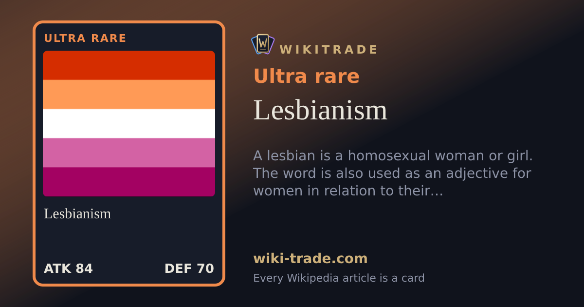 Lesbianism — Ultra rare card