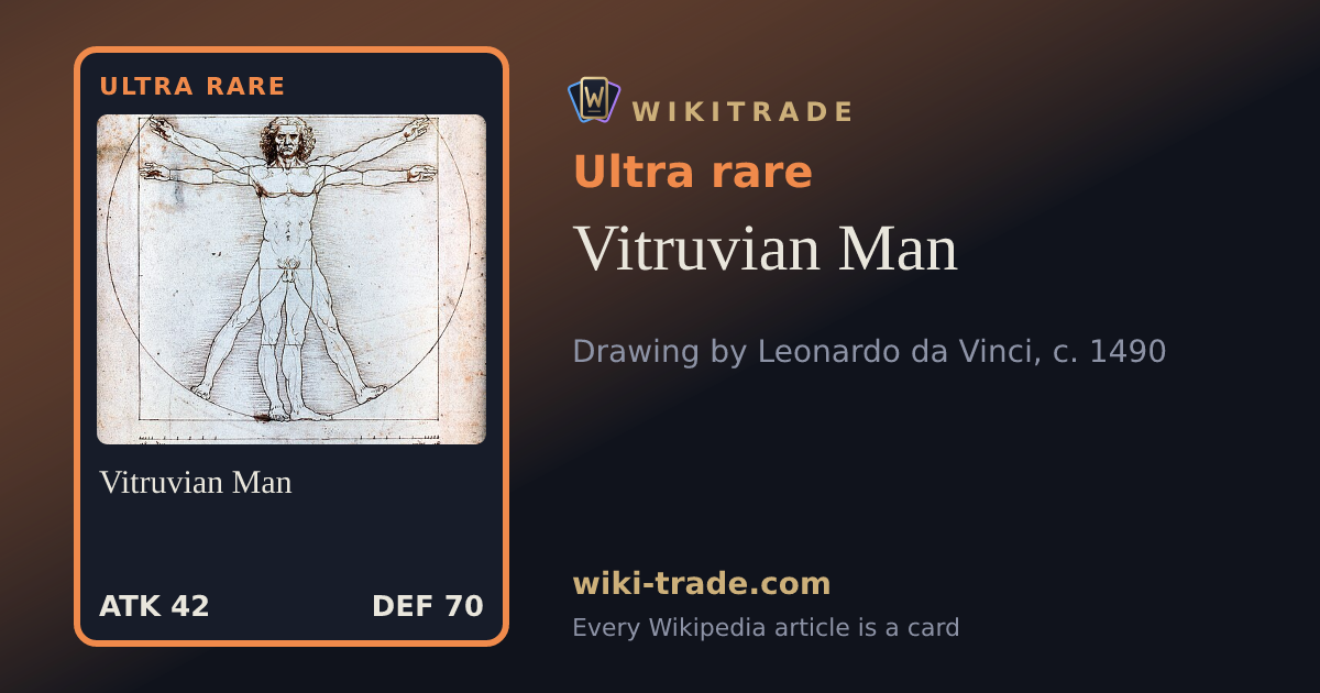 Vitruvian Man — Ultra rare card