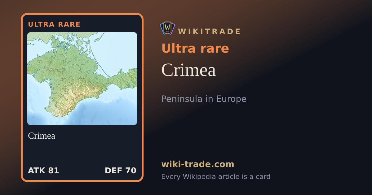 Crimea — Ultra rare card