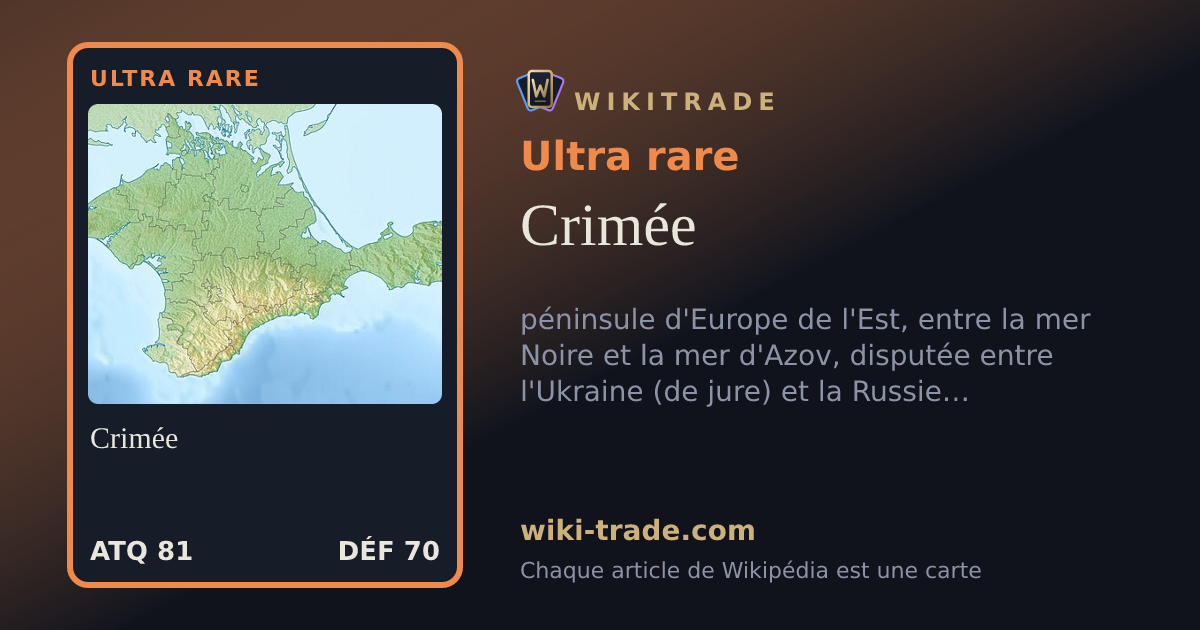Crimée — carte Ultra rare