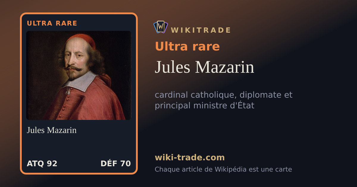 Jules Mazarin — carte Ultra rare