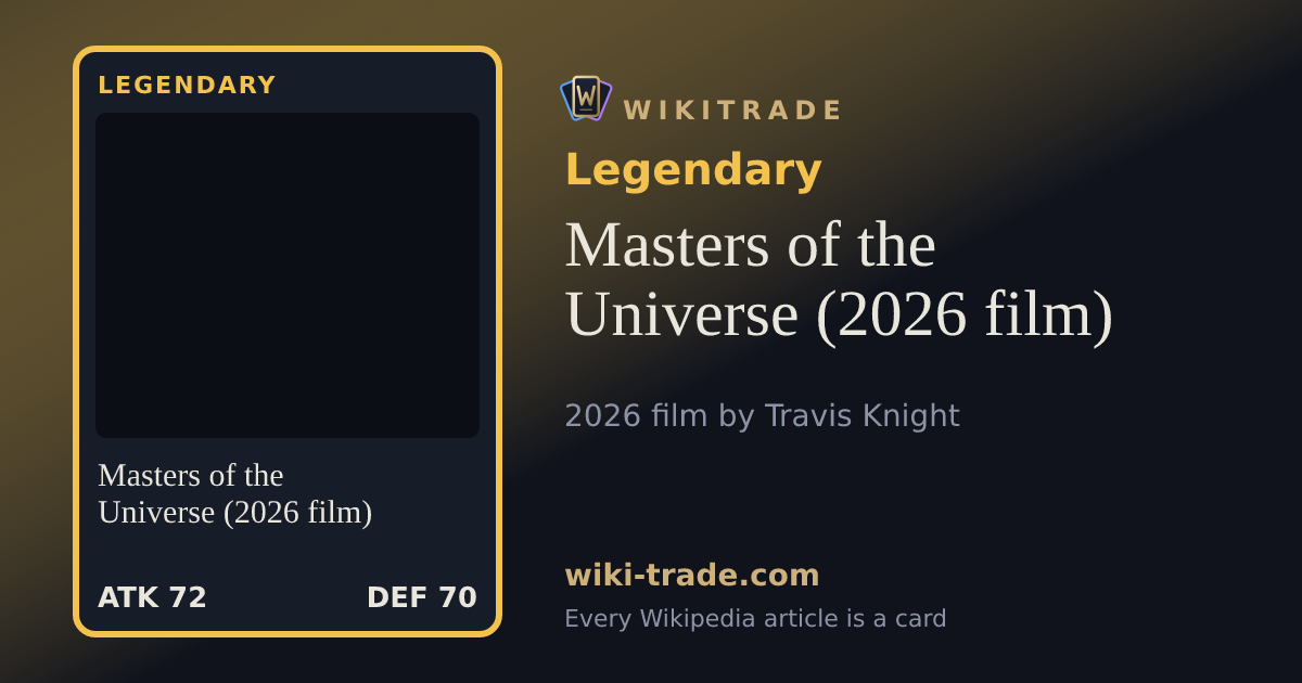 Masters of the Universe (2026 film) — Legendary card