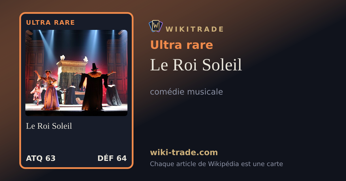 Le Roi Soleil — carte Ultra rare