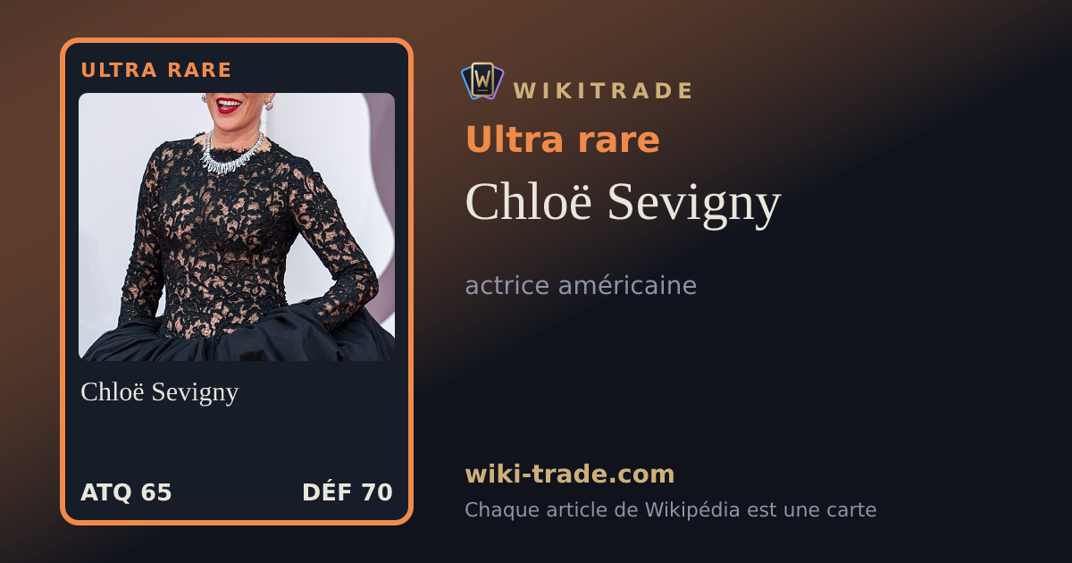 Chloë Sevigny — carte Ultra rare