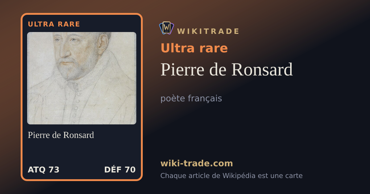 Pierre de Ronsard — carte Ultra rare