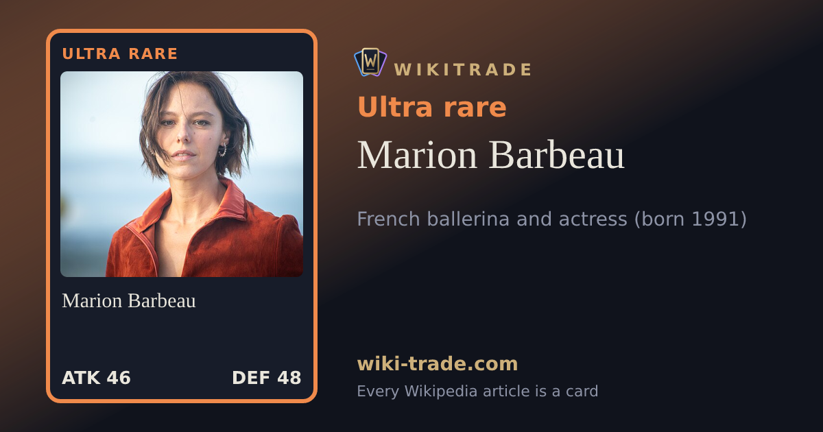 Marion Barbeau — Ultra rare card