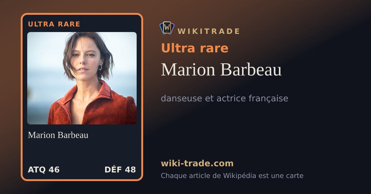 Marion Barbeau — carte Ultra rare