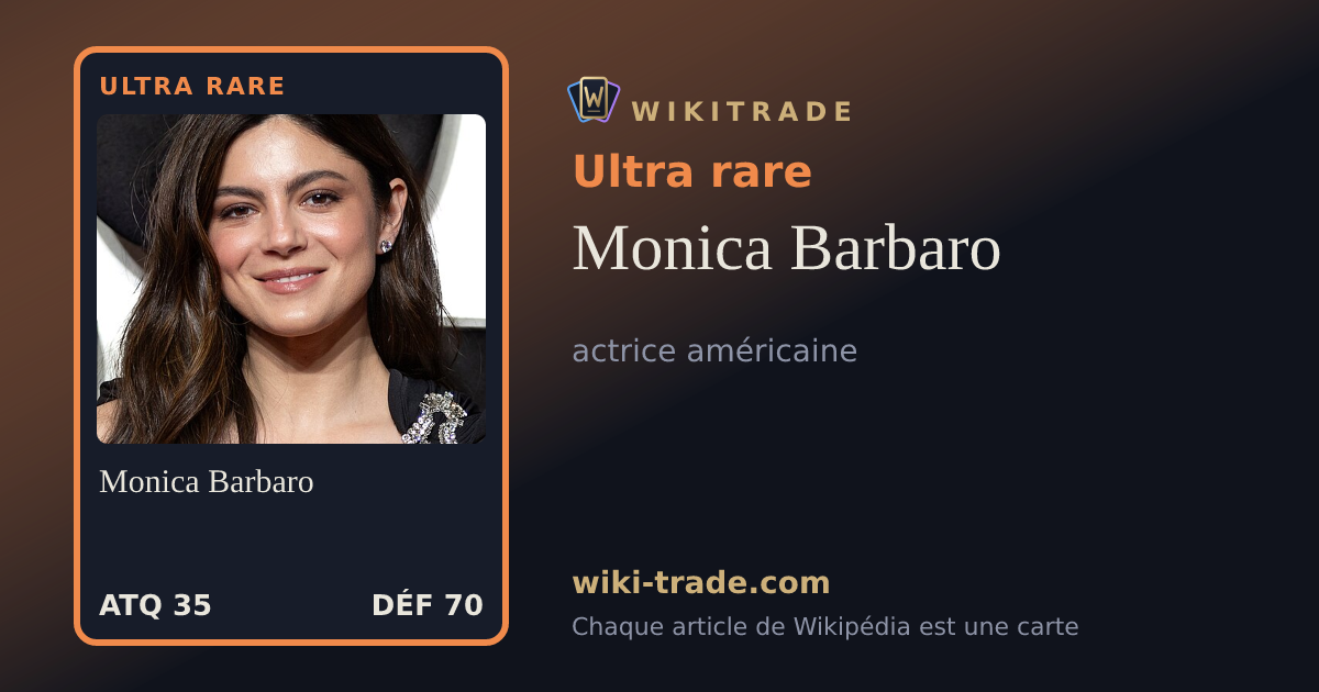 Monica Barbaro — carte Ultra rare
