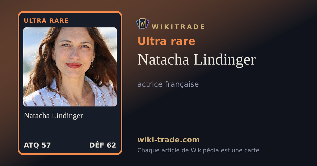 Natacha Lindinger — carte Ultra rare