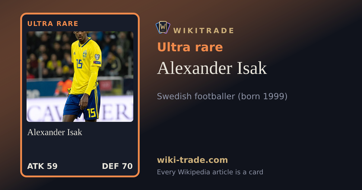 Alexander Isak — Ultra rare card