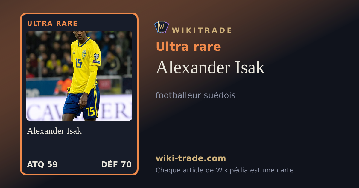 Alexander Isak — carte Ultra rare