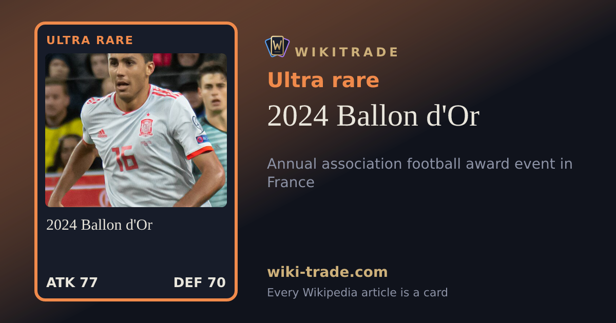 2024 Ballon d'Or — Ultra rare card