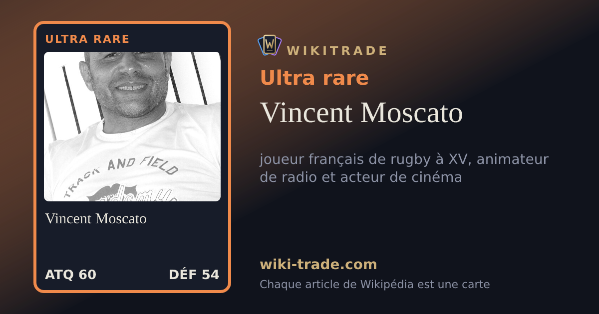 Vincent Moscato — carte Ultra rare