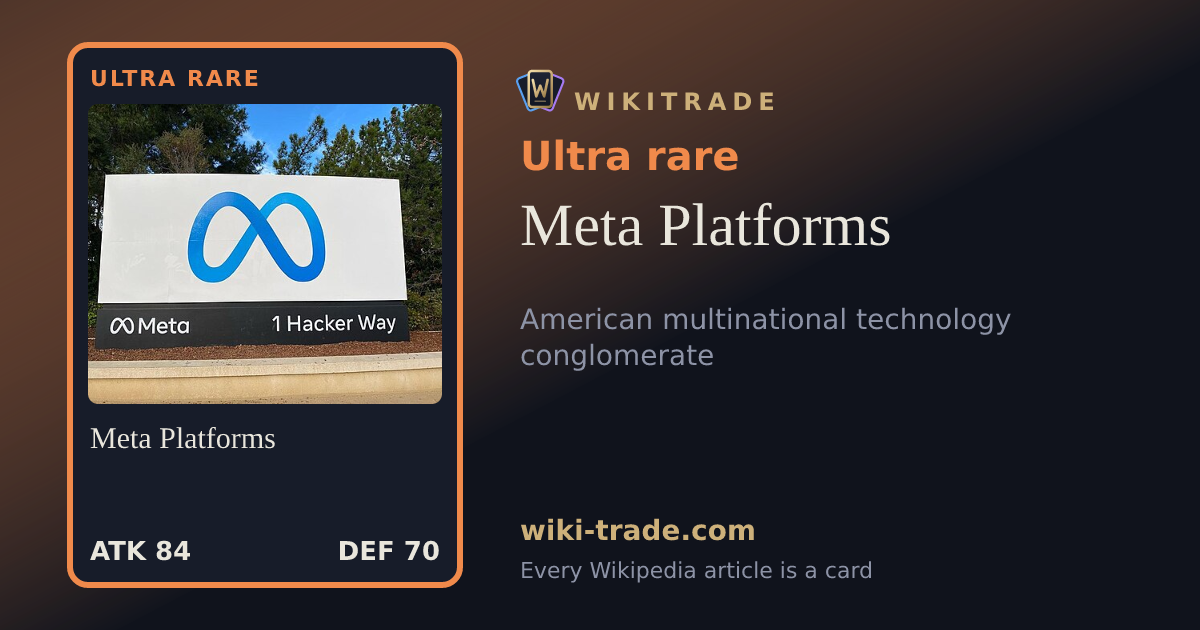 Meta Platforms — Ultra rare card
