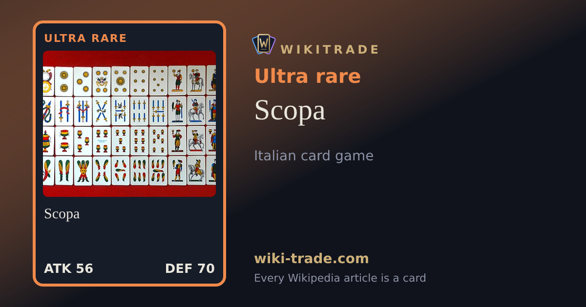 Scopa — Ultra rare card