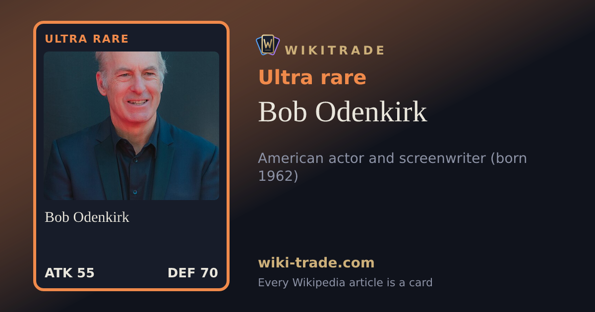 Bob Odenkirk — Ultra rare card