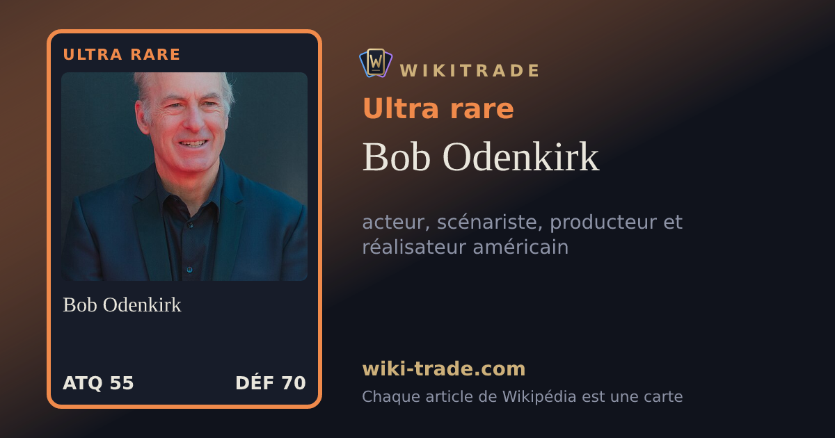 Bob Odenkirk — carte Ultra rare