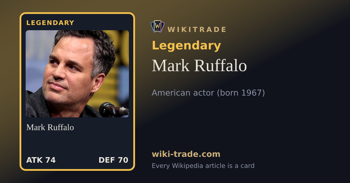 Mark Ruffalo — Legendary card