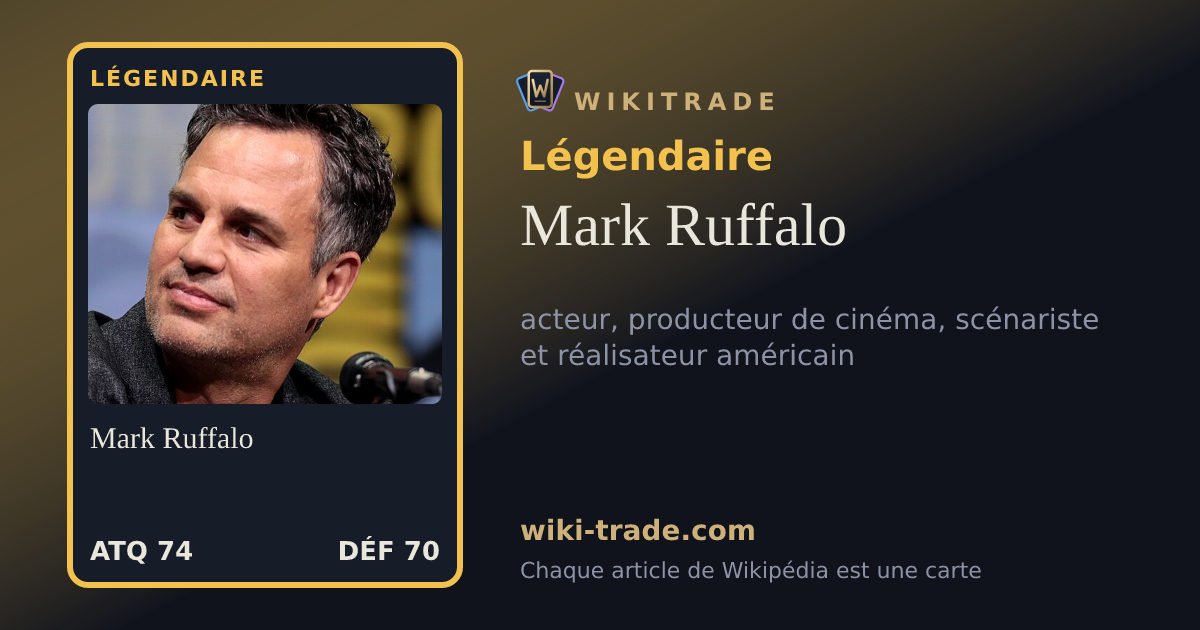 Mark Ruffalo — carte Légendaire
