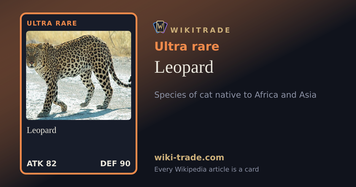 Leopard — Ultra rare card