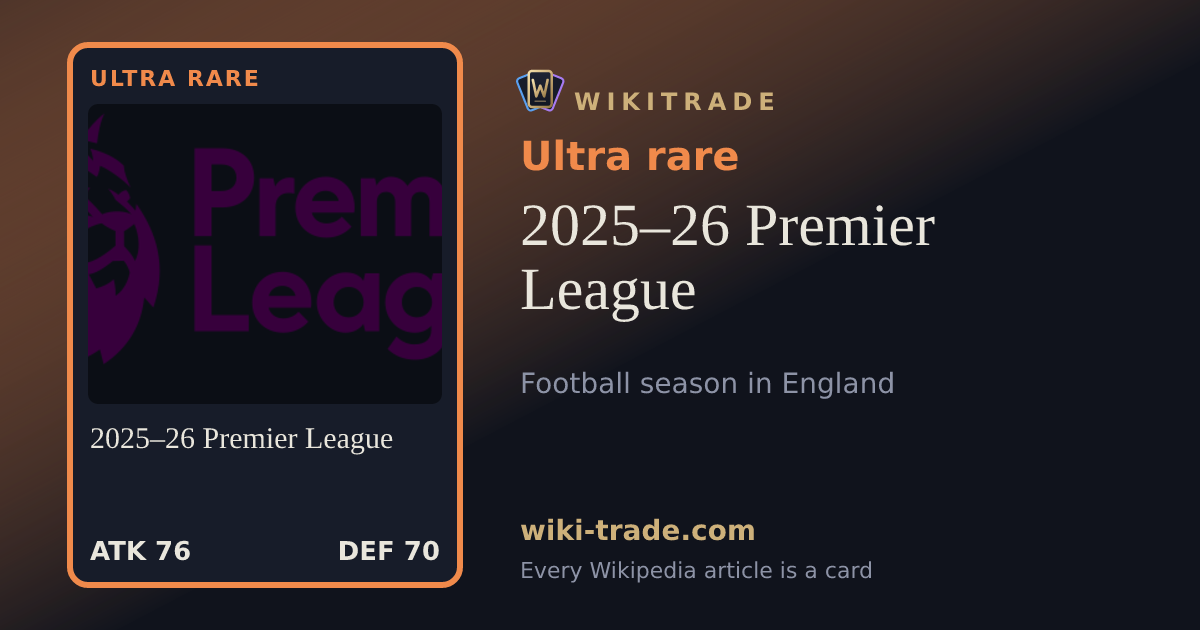 2025–26 Premier League — Ultra rare card