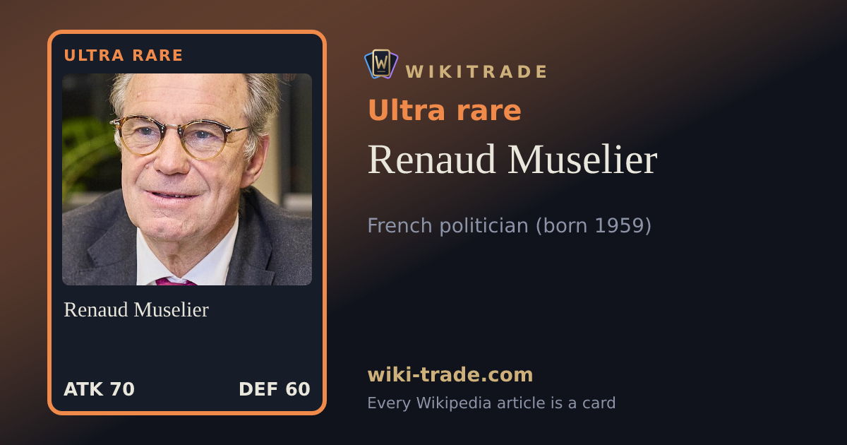 Renaud Muselier — Ultra rare card