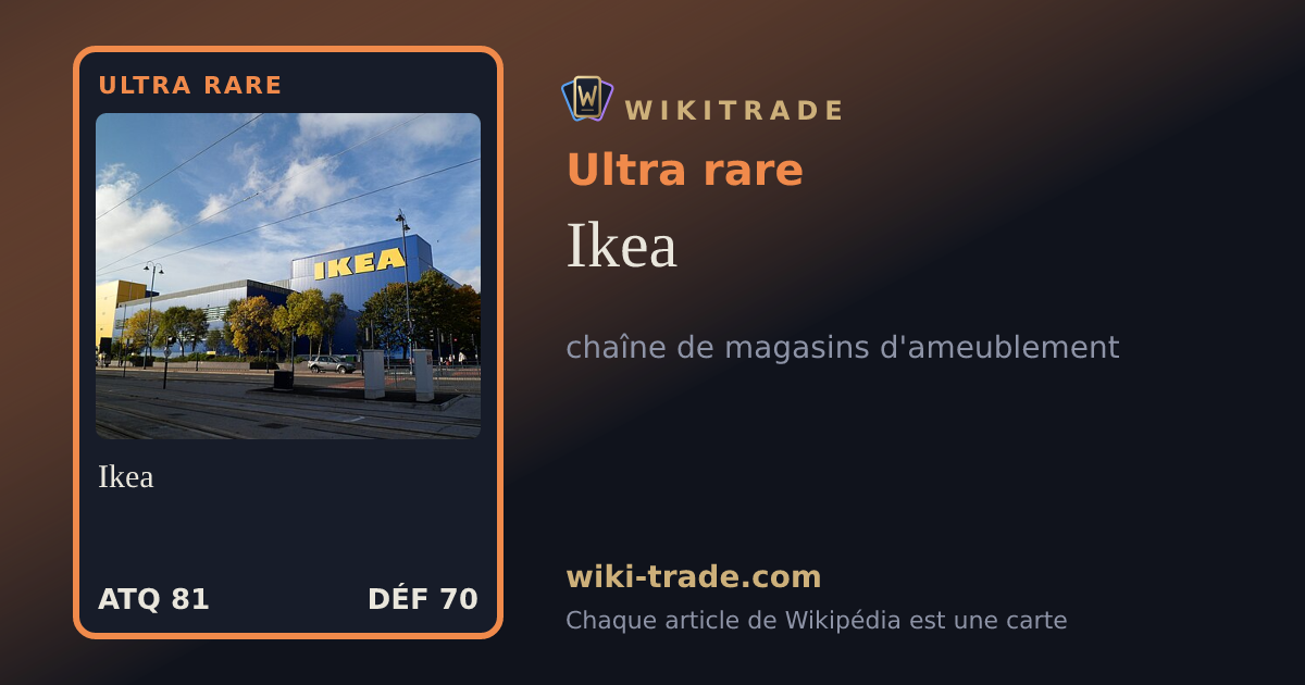 Ikea — carte Ultra rare