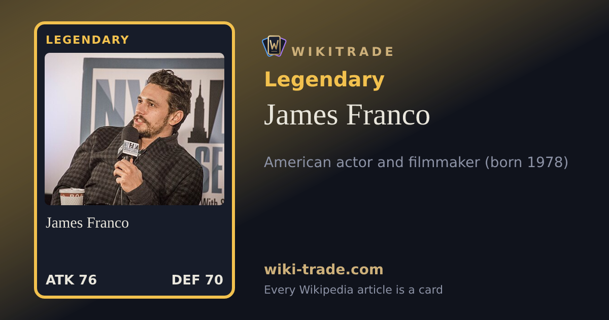 James Franco — Legendary card
