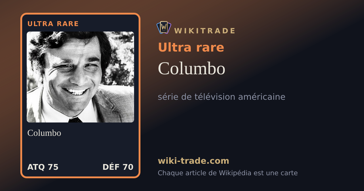 Columbo — carte Ultra rare