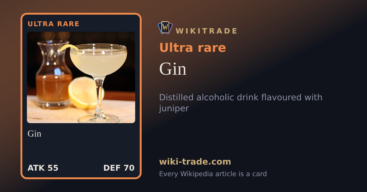 Gin — Ultra rare card