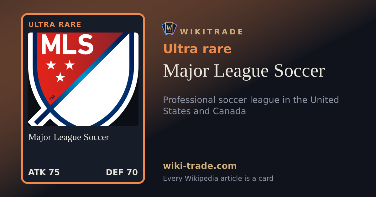 Major League Soccer — Ultra rare card