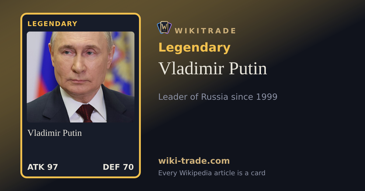 Vladimir Putin — Legendary card
