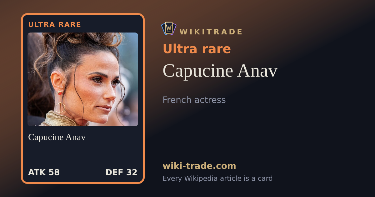 Capucine Anav — Ultra rare card