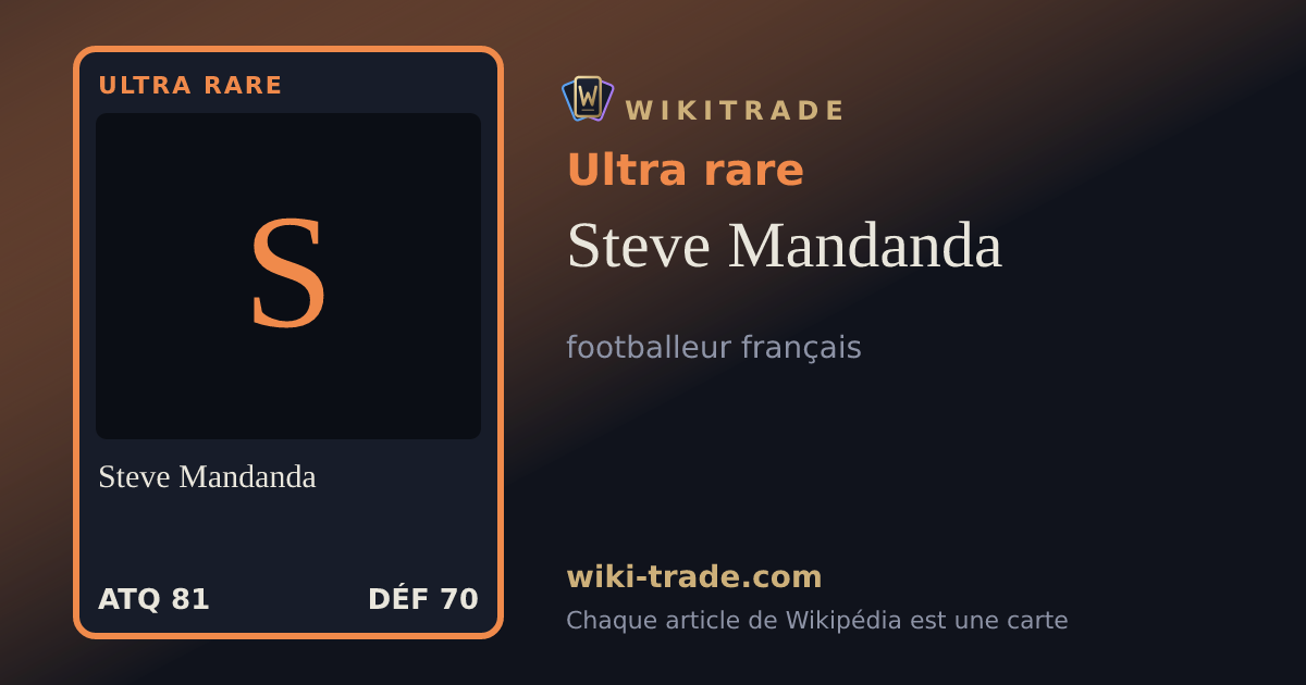 Steve Mandanda — carte Ultra rare