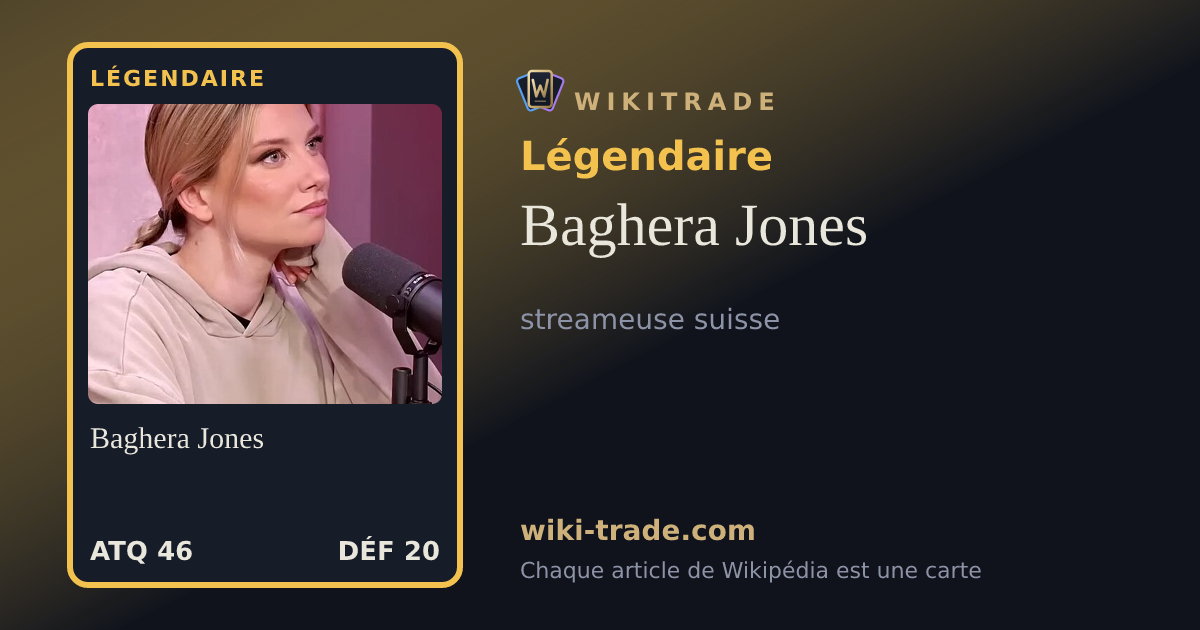 Baghera Jones — carte Légendaire