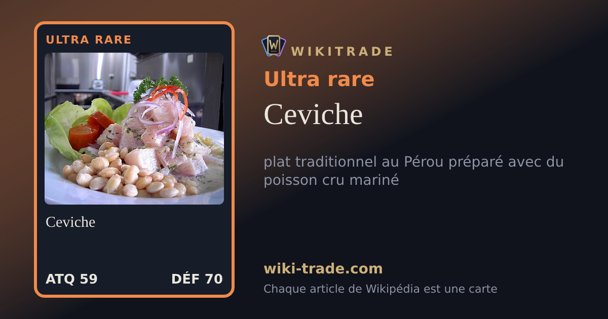 Ceviche — carte Ultra rare