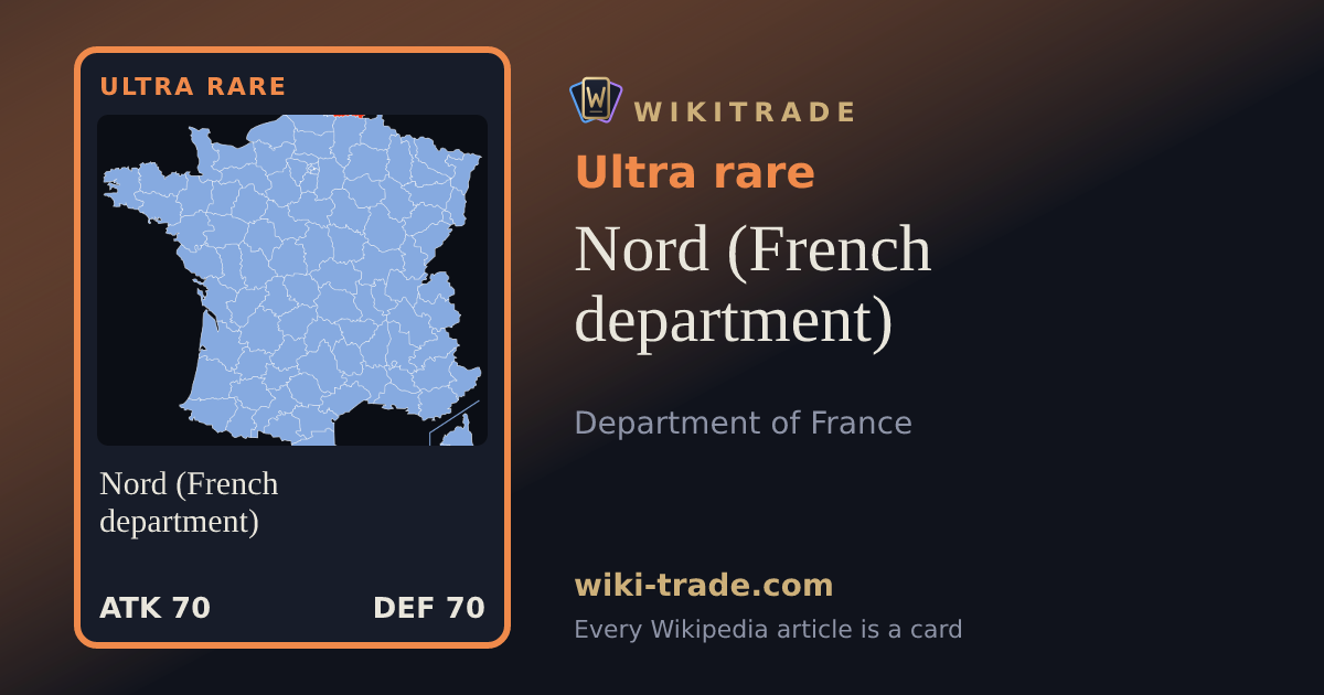 Nord (French department) — Ultra rare card