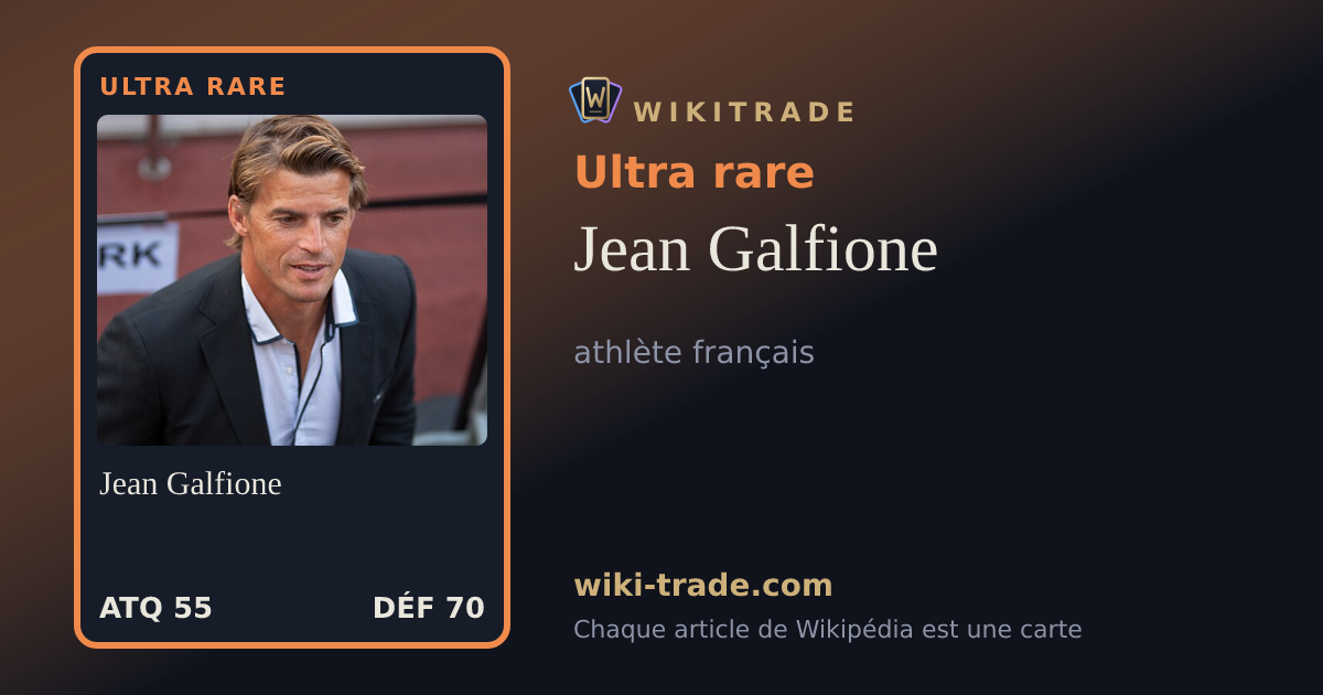 Jean Galfione — carte Ultra rare
