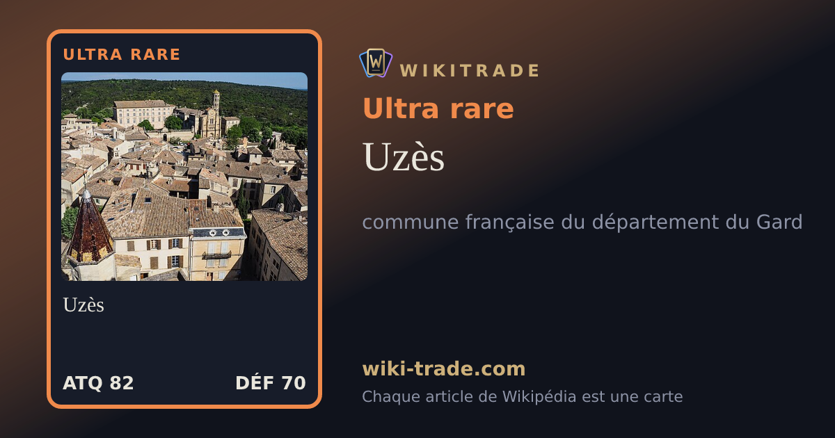 Uzès — carte Ultra rare