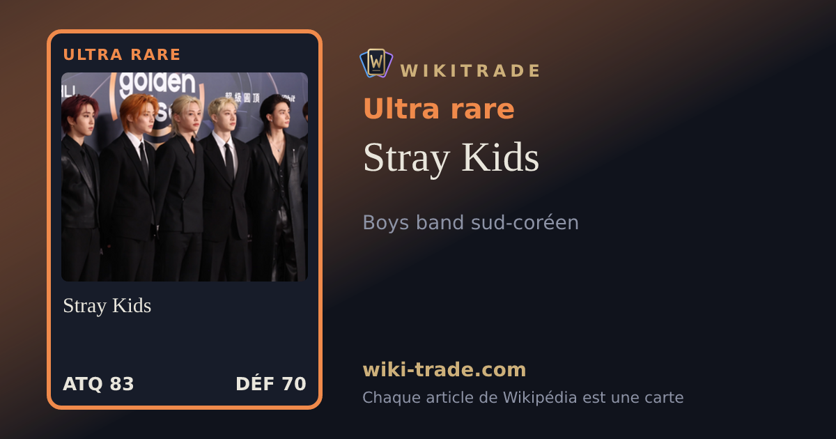 Stray Kids — carte Ultra rare