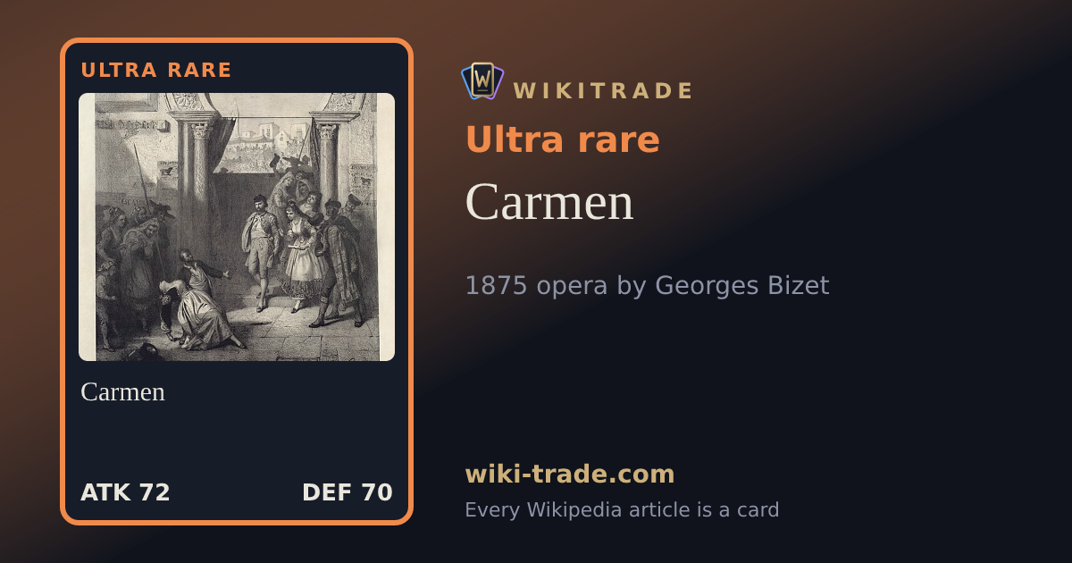 Carmen — Ultra rare card