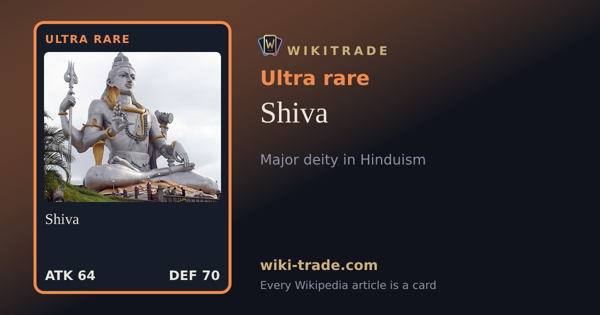 Shiva — Ultra rare card