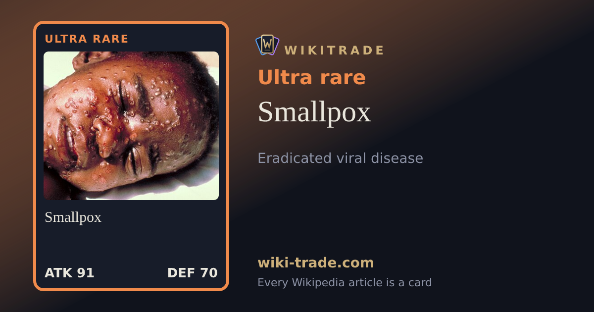 Smallpox — Ultra rare card