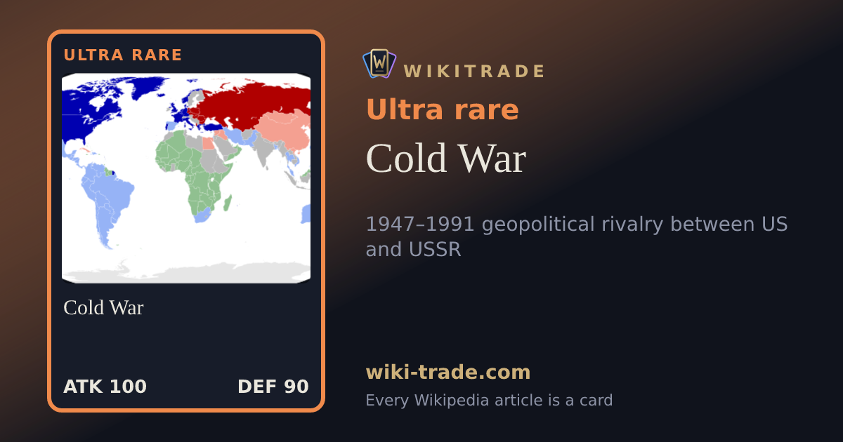 Cold War — Ultra rare card