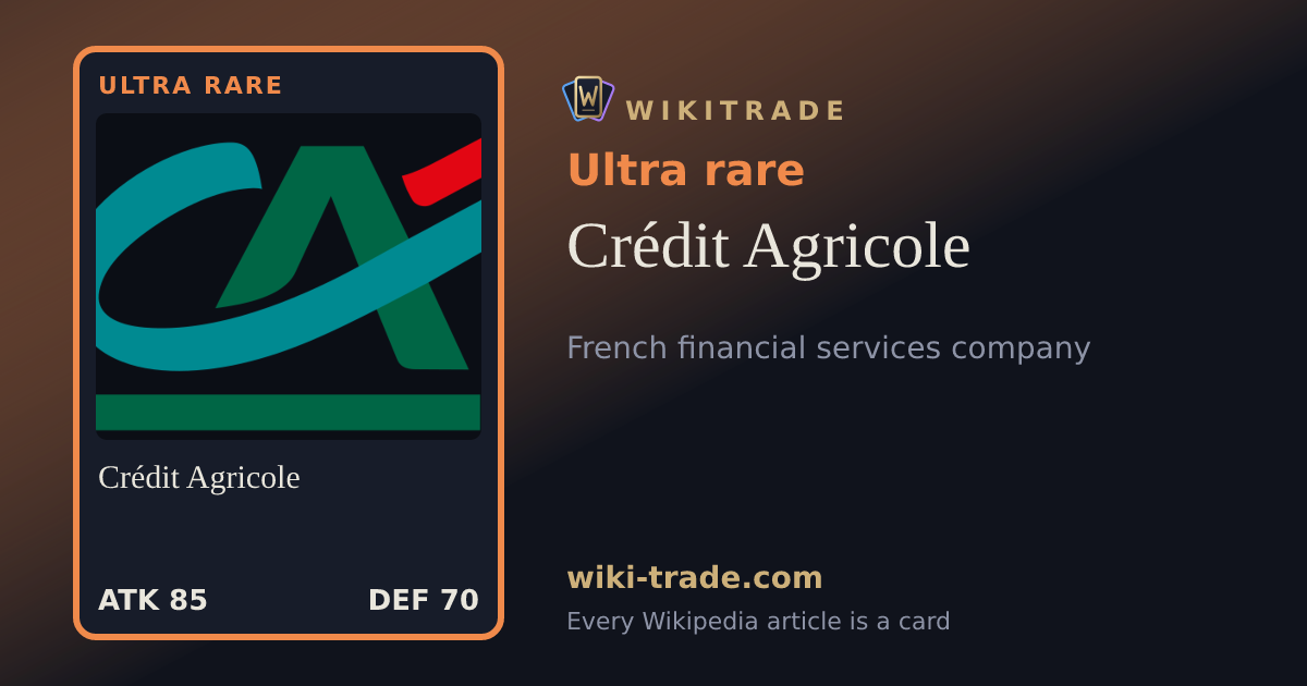 Crédit Agricole — Ultra rare card